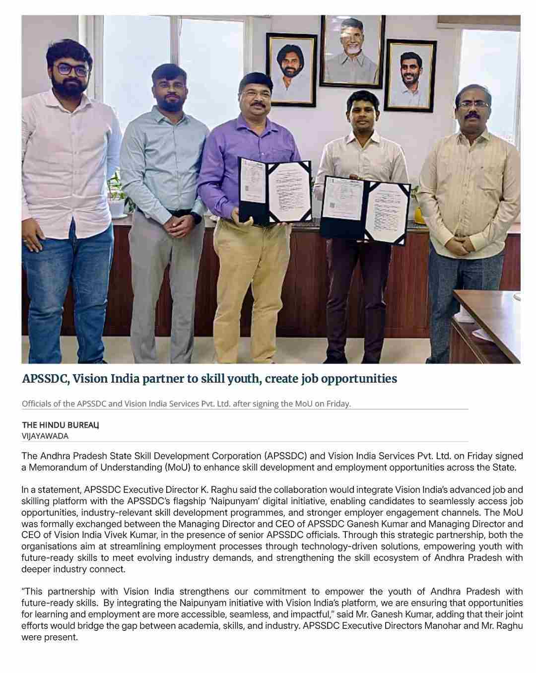 Vision India Job Fair News