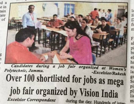 Vision India Job Fair News