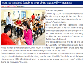 Vision India Job Fair News